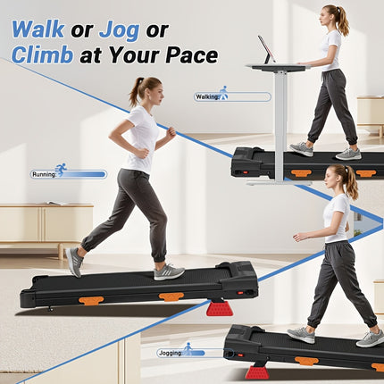 UNICORN 3-in-1 Portable Under Desk Walking Pad Black