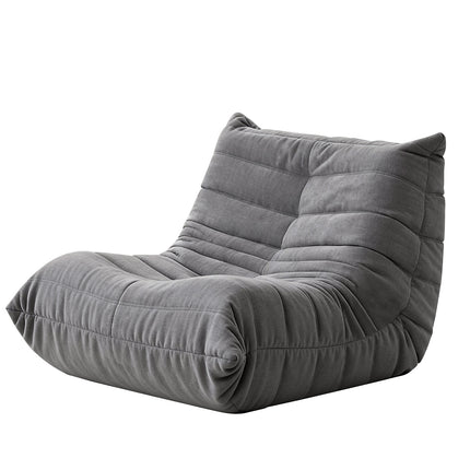 UNICORN Sofa Chair Made of Chenille Fabric Large Bean Bag for Adults Gray Green