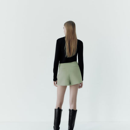 UNICORN women's high-waisted shorts culottes ecru light green brown black xs s m l xl xxl