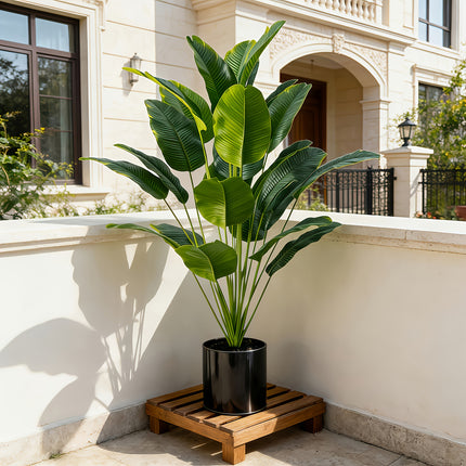 UNICORN Large Artificial Banana Tree Plant Elegant Green for Modern Home Decor