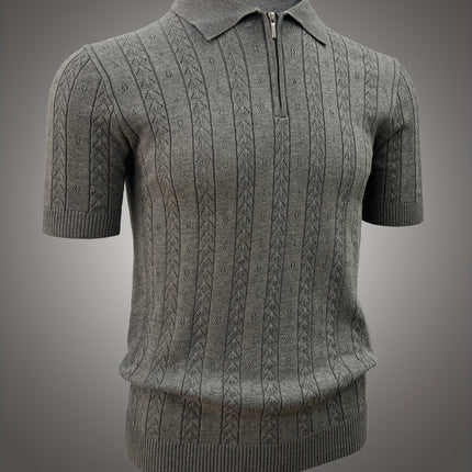UNICORN Casual Men'S Top with a Polo Collar Knitted Sweater xs s m l xl xxl