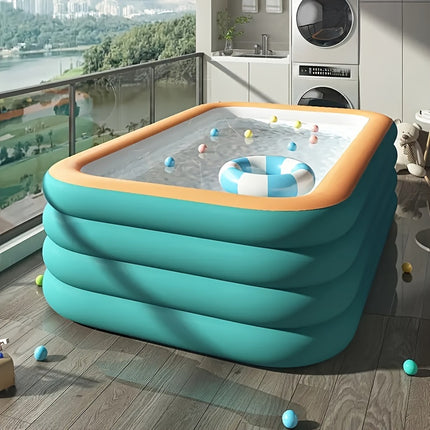UNICORN Large Inflatable Pool with Umbrella All-Season Use