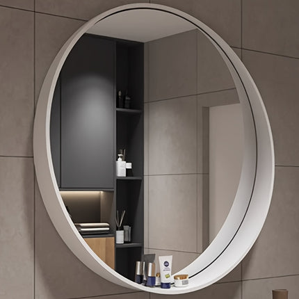 UNICORN Solid Oak 60x60cm Wall Mirror Black White