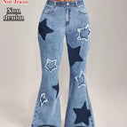 S / Blue imitation jeans