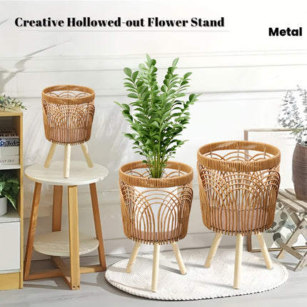UNICORN Removable leg Nordic style circular flower pot rack