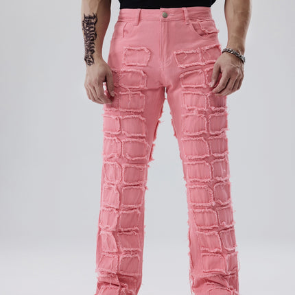 UNICORN Men'S Stylish Patchwork Casual Jeans s m l xl xxl
