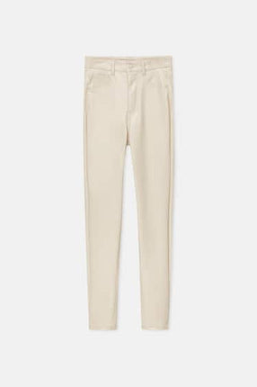 UNICORN Women's leather trousers beige black xxs xs s m l xl xxl xxxl