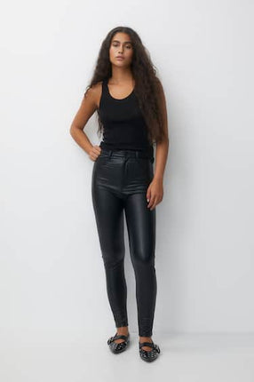 UNICORN Women's leather trousers beige black xxs xs s m l xl xxl xxxl