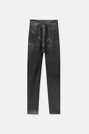 UNICORN Women's leather trousers beige black xxs xs s m l xl xxl xxxl