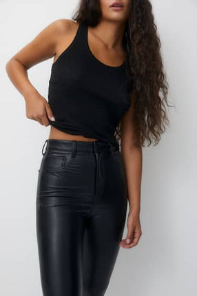 UNICORN Women's leather trousers beige black xxs xs s m l xl xxl xxxl