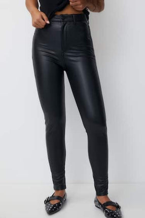 UNICORN Women's leather trousers beige black xxs xs s m l xl xxl xxxl
