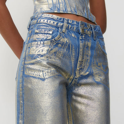 UNICORN Women's jeans silver 34 36 38 40 42 44