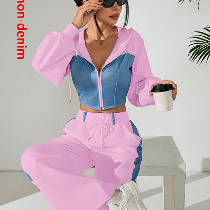UNICORN Women'S Suit Featuring a Two-Piece Set with Contrasting Colors xs s m l xl