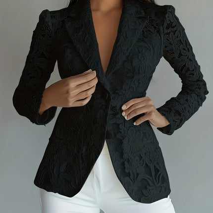 UNICORN Elegant Semi-Sheer Spring And Summer Blazer with Lining for Women s m l xl xxl