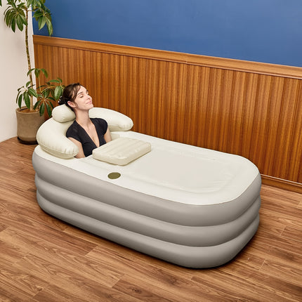 UNICORN Inflatable Hot Tub, Suitable for Home Bathroom and Gym Ice Baths Brown