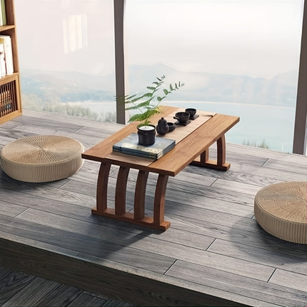 UNICORN Arch-Leg Foldable Solid Wood Tatami Low Table