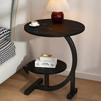 Black Double-layer Elegant Leisure Table