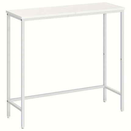 UNICORN Console Table in Rustic Brown Black White Measuring 74.93 cm