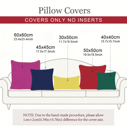 UNICORN Set of 4 Luxurious Velvet Pillow Covers Measuring 40.40 cm to 60.60 cm