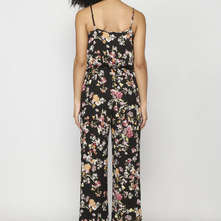 UNICORN Women's Jumpsuit black floral print xs s m l xl xxl