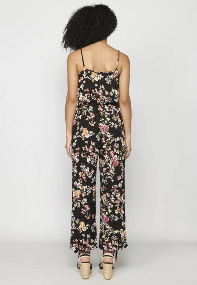 UNICORN Women's Jumpsuit black floral print xs s m l xl xxl