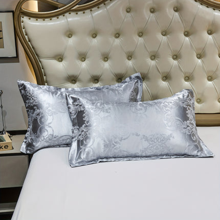 UNICORN Luxury European Jacquard Satin High-Quality Duvet Cover Three-Piece Set
