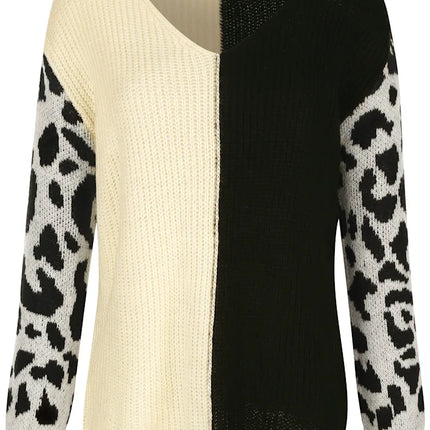 UNICORN Women's sweater leopard print black and white s m l xl xxl xxxl xxxxl xxxxxl
