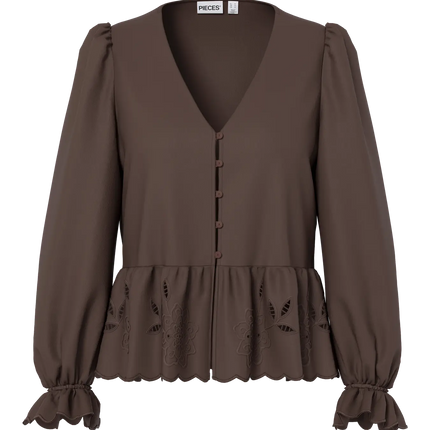 Feluca blouse hot fudge