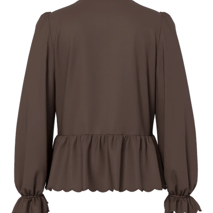 Feluca blouse hot fudge