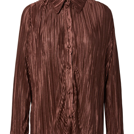 Nora blouse hot fudge