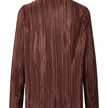 Nora blouse hot fudge