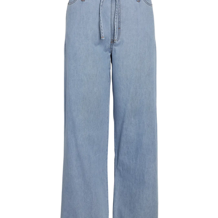 Noisy May Rine wide pants light blue denim