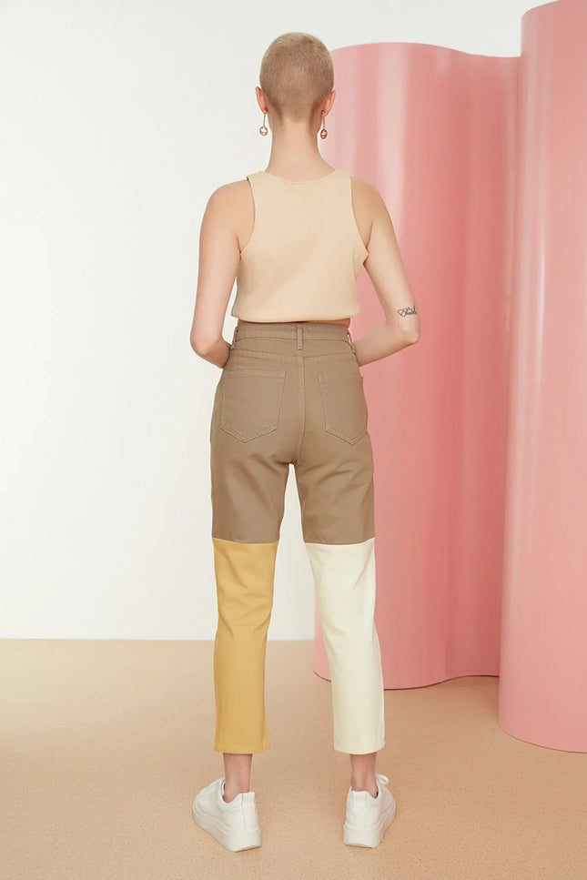 UNICORN Women's jeans caramel white yellow xs s m l xl