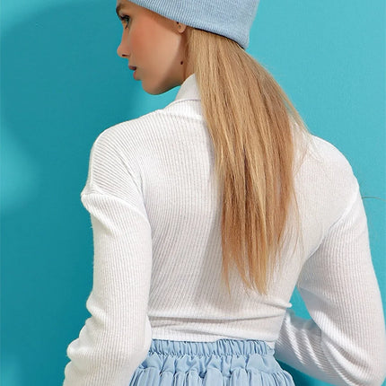UNICORN Women's sweater yellow gray green white purple dark gray black blue brown s m l