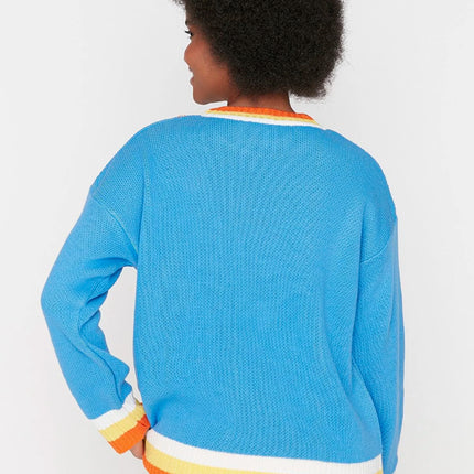 UNICORN Women's sweater blue s m l