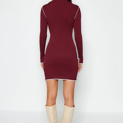 Dames jurk zwart rood xs s m l xl
