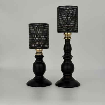 UNICORN Candle Holders for a Romantic Dinner Black
