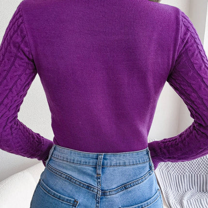 UNICORN Womens Long Sleeve Hollow Sweater High Stretch Fabric s m l xl xxl
