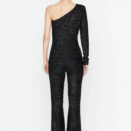 UNICORN Women's jumpsuit black with glitter xs s m l xl
