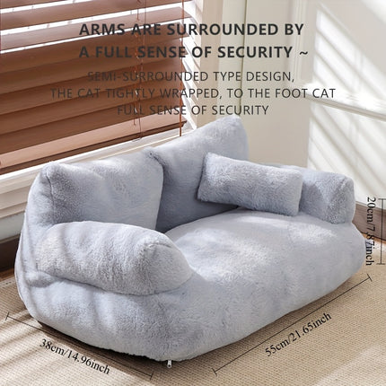 UNICORN Gray Brown Beige Pink Cat Sofa Bed All Seasons Pet Sofa
