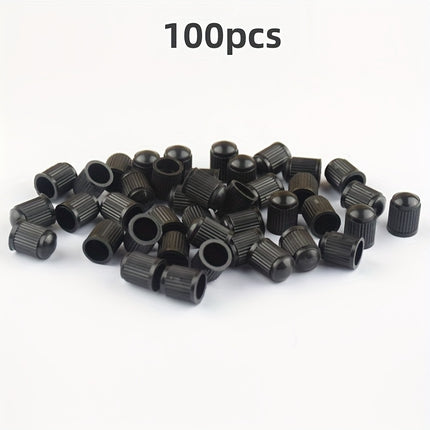UNICORN Black PE Tire Valve Cap Set: Durable And Versatile for Car, SUV, Bike, Truck