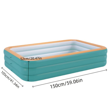 UNICORN 1pc Large Inflatable Pool Indoor Outdoor PVC Material, Summer Pool Parties
