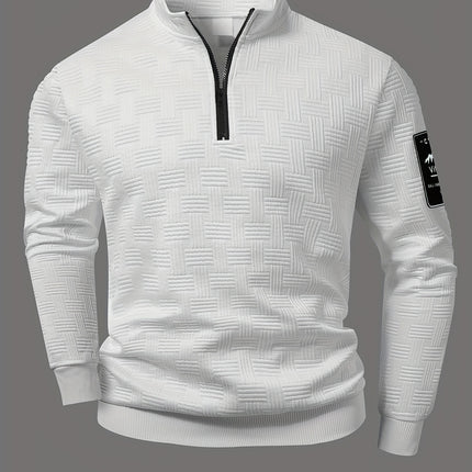 UNICORN Sweatshirt Men'S Casual Half Zipper Stand Collar Long Sleeve T-Shirt s m l xl xxl