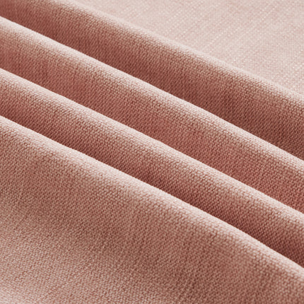 UNICORN Modular Mid-Century L-Shaped 2-Seater Chenille Sofa for Living Room Pink