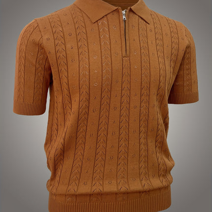 UNICORN Casual Men'S Top with a Polo Collar Knitted Sweater xs s m l xl xxl