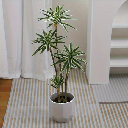 UNICORN Large Indoor Artificial Plant Resembling a Lily Bamboo