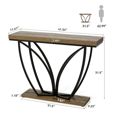 UNICORN 104.9 cm Industrial Behind Couch Furniture Mixed Color