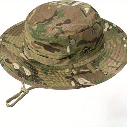 UNICORN Bucket Hats for Men Women Safari Outdoor Hats Black Camouflage