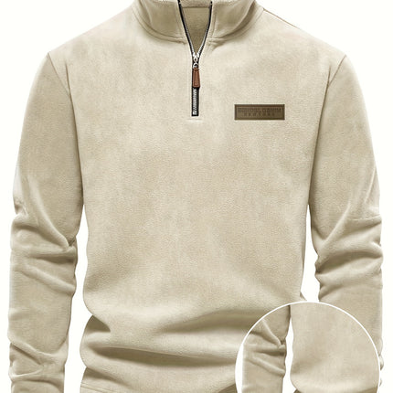 UNICORN Men's Sweatshirt with Stand-Up Collar, Half-Zip, Long Sleeves s m l xl xxl