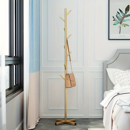 UNICORN Freestanding Metal Coat Rack golden/black/white